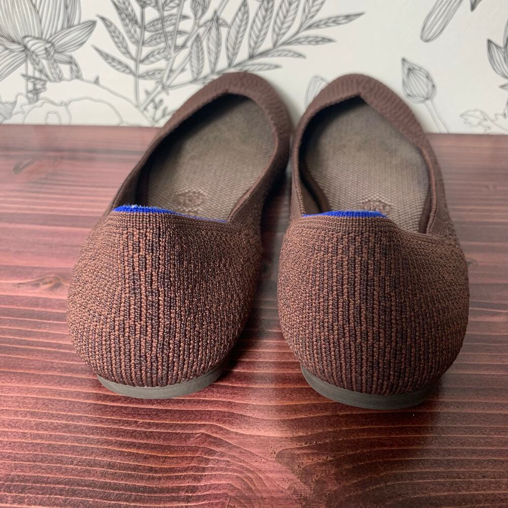 Womens Rothy’s Truffle Python Rounded Toe Brown F… - image 6